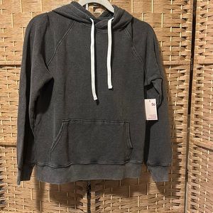 NWT SO Hoodie Distressed Dark Gray S NWT